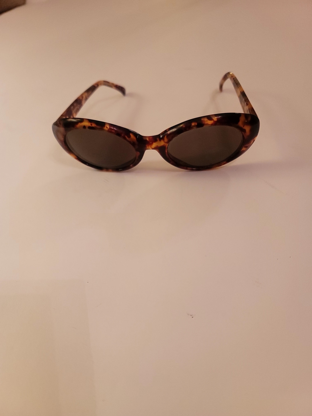Oscar de la RentaTortoiseshell Oval Women's Sunglasses - Brown Lenses
